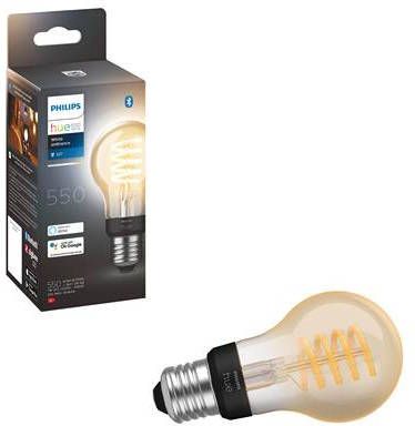 Philips Hue Filament Standaardlamp A60 E27 1 pack warmkoelwit licht online kopen
