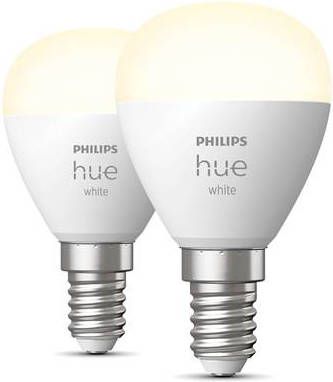 Philips Lichtbron kogel Hue E14 6W White set van 2 929002440604 online kopen