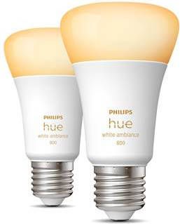 Philips Hue White Ambiance E27 Slimme Led lampen Bluetooth Compatibel Pak Van 2 online kopen