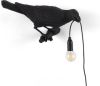 Seletti LED decoratie wandlamp Bird Lamp blik rechts zwart online kopen