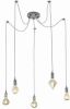 Trio international Spin hanglamp Cord Spider antiek grijs 310100561 online kopen