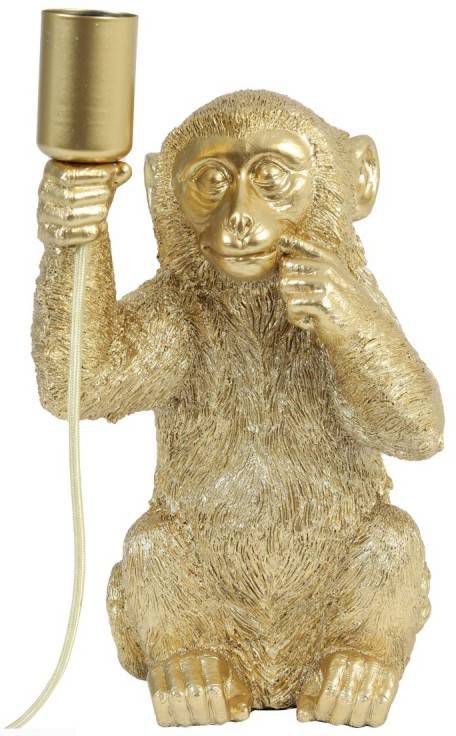 Light & Living Tafellamp Monkey Goud 20x19, 5x34cm online kopen