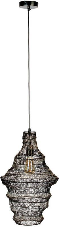 Dutchbone Hanglamp 'Luca' 52cm, kleur Zwart online kopen