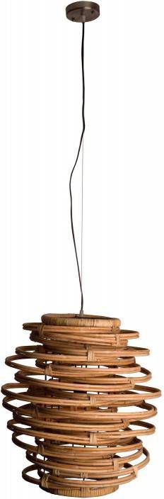 Dutchbone Hanglamp 'Kubu' Rattan, 45cm online kopen