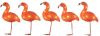 KONSTSMIDE Kerstfiguur Led acryl flamingo's, set van 5, 40 amberkleurige dioden(1 stuk ) online kopen