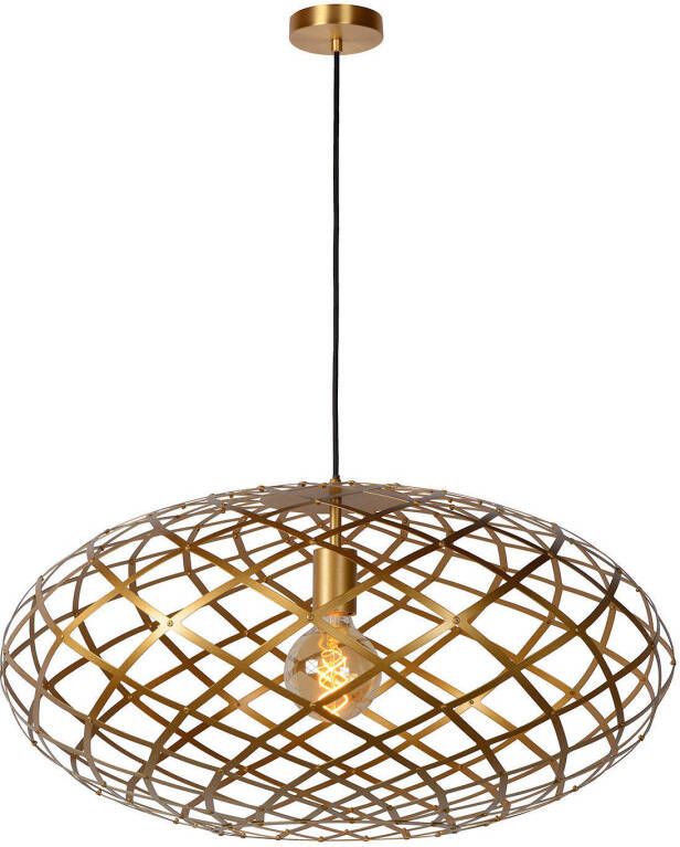 Lucide hanglamp Wolfram mat goud/messing Ø65 cm Leen Bakker online kopen