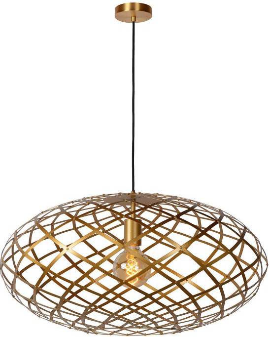 Lucide hanglamp Wolfram mat goud/messing Ø65 cm Leen Bakker online kopen