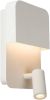 Lucide wandlamp Boxer wit 10x13, 5x24 cm Leen Bakker online kopen