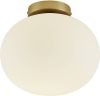 Nordlux Plafondlamp Alton Opaalglas met messing behuizing online kopen