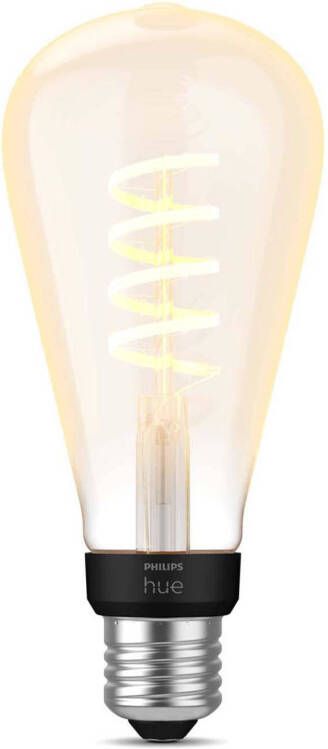 Philips Hue Filament Edisonlamp ST72 E27 1 pack warm tot koelwit licht online kopen