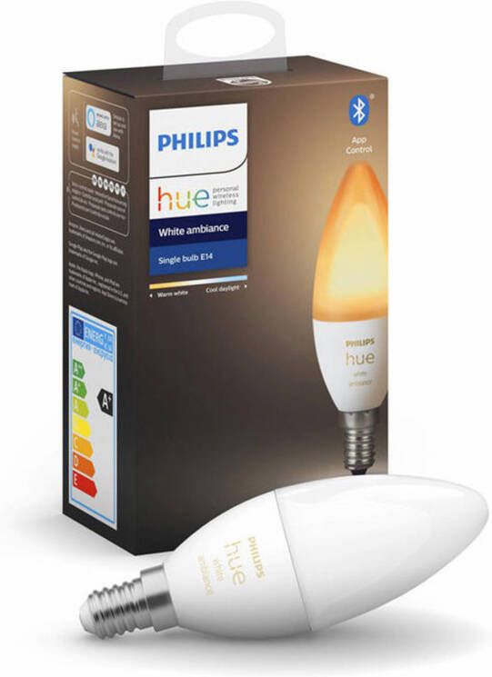 Philips Hue KAARSLAMP E14 1 pack WARM TOT KOELWIT LICHT online kopen