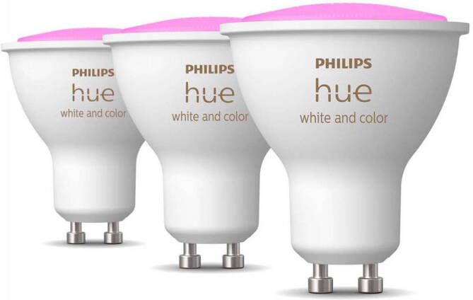 Philips Hue GU10 5W White and Color set van 3 929001953115 online kopen