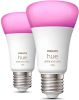 Philips Hue Standaardlamp A60 E27 2 pack wit en gekleurd licht online kopen