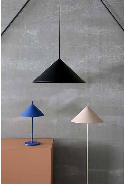 HKliving Hanglamp Triangle metalen driehoek zwart online kopen