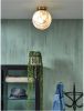 Its about RoMi Plafondlamp 'Carrara' 22cm, Marmerlook, kleur Wit online kopen