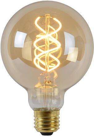 Lucide LED Bulb Filament lamp E27 amber Ø9, 5 cm Leen Bakker online kopen