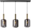 Lucide Hanglamp Joanet goud smoke glas 3 lampen online kopen