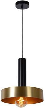 Lucide hanglamp Giada mat goud Ø30x100 cm Leen Bakker