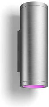 PS PHILI HUE Phili Hue Appear muurlamp wit en gekleurd licht roestvrij staal