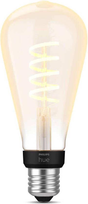 Philips Hue Filament Edisonlamp ST72 E27 1 pack warm tot koelwit licht
