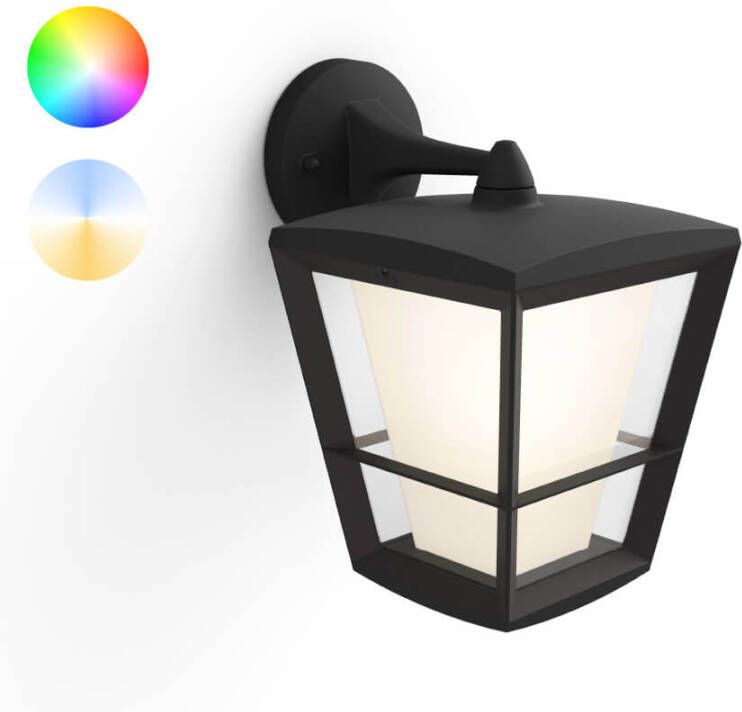Merkloos Philips Hue Econic White And Color Ambiance Wandlamp Zw